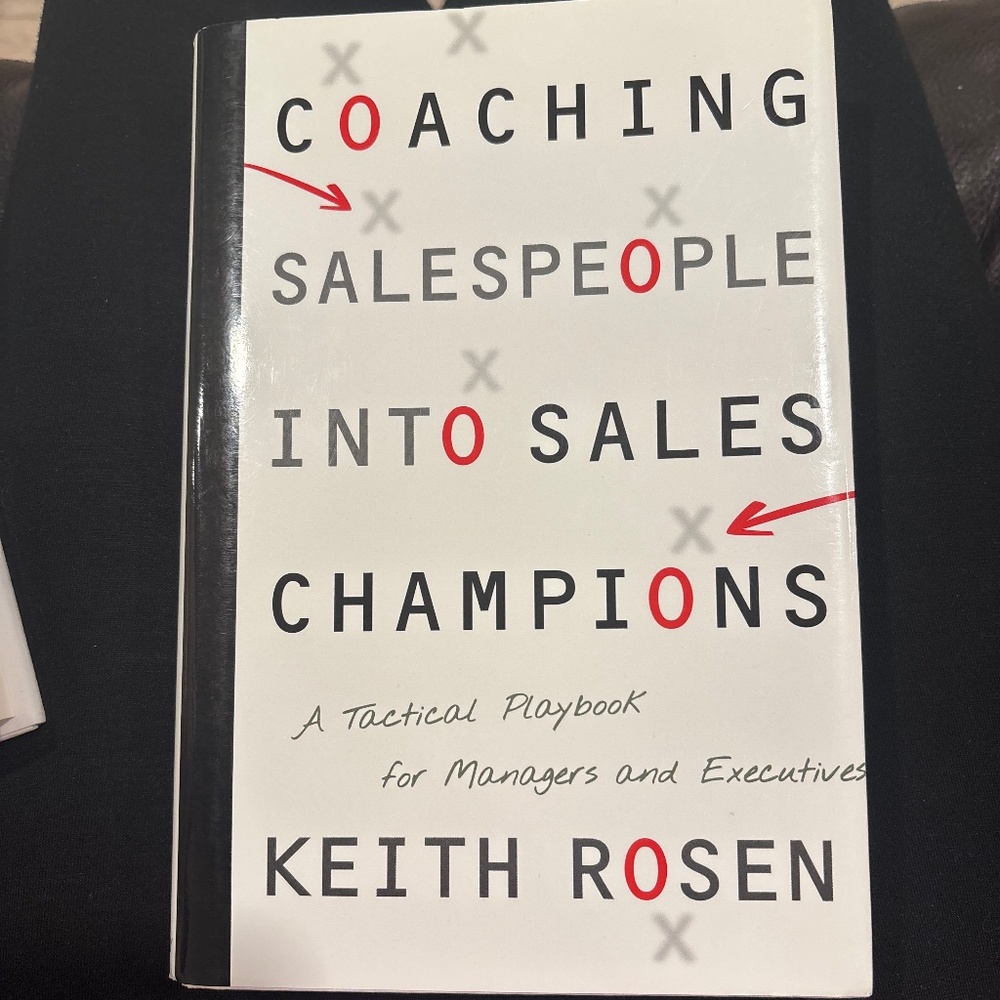 Book-Coaching Salespeople Into Sales Champions
